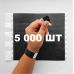 Контрольний одноразовий браслет Tyvek 19 мм з відривною частиною та подвійною нумерацією Black (чорний) 5000 шт