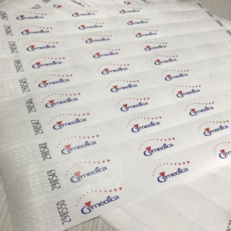 Полноцветная печать логотипа на браслетах Tyvek от 1000 шт.