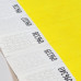 Контрольний одноразовий браслет Tyvek 19 мм з відривною частиною та подвійною нумерацією Yellow (жовтий) 1000 шт